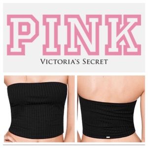 NWOT Victoria’s Secret PINK ribbed knit tube top M